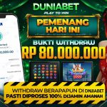 bukti jackpot member duniabet