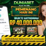 bukti member duniabet wd slot gacor