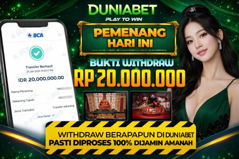 bukti jepe duniabet member slot gacor